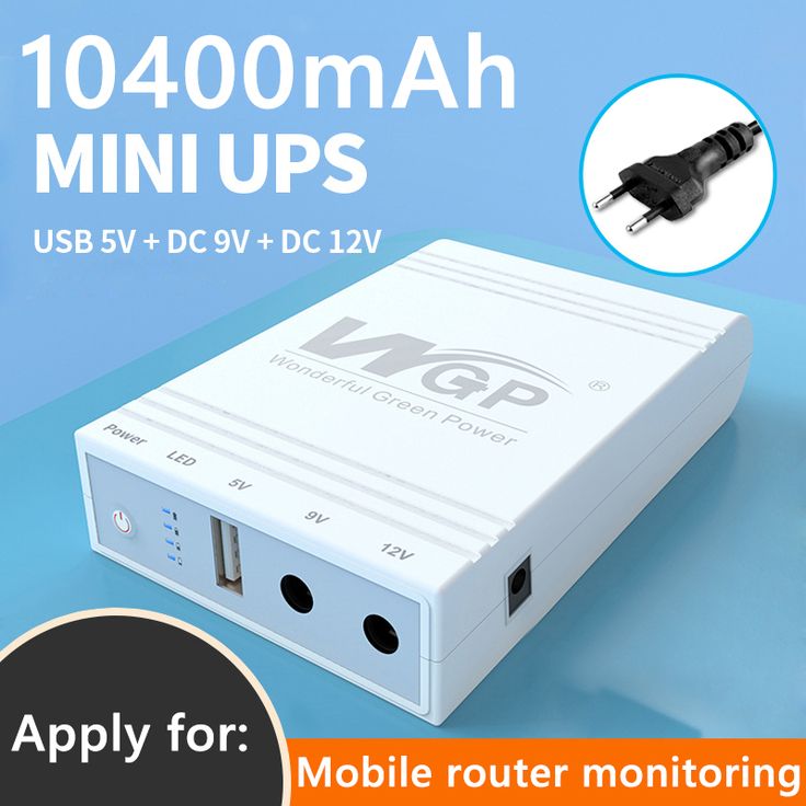 Mini Power Bank de Secours pour Routeur Wi-Fi— Restez connecté pendant les coupures⚡